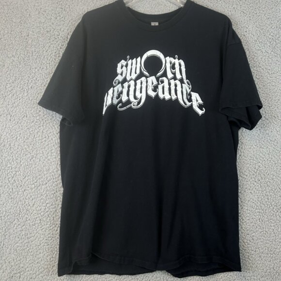 Sworn Vengence HARDCORE T-Shirt Bay Area Straight Edge T Shirt Size XL Concert - Picture 1 of 3